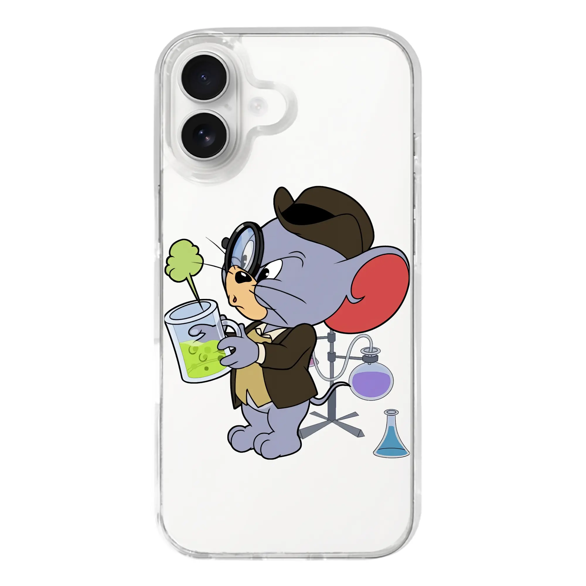 トムとジェリー グッズ タフィー - iPhone 17シリーズ 透明スマホケース – 薄型・耐衝撃・精密フィット保護カバー